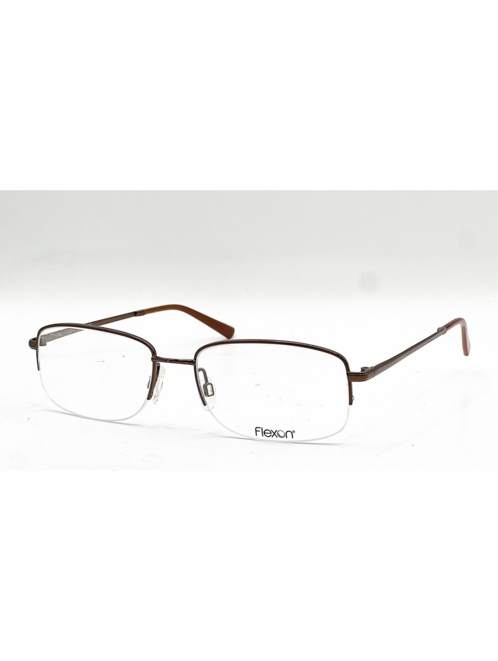 Flexon Jefferson 600 210 Brown Authentic Eyeglasses 57-18-145